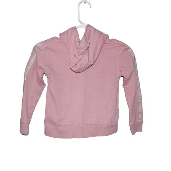 FREESTYLE girls size 7 pink girl power sequin stripe full zip thin sporty jacket - Picture 8 of 8